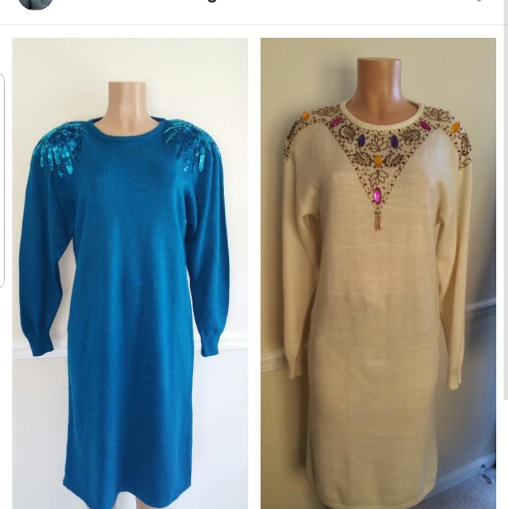 Vintage knit dresses